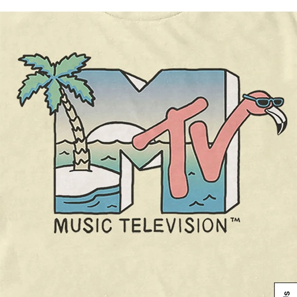 Unisex Beachy MTV Shirt - Picture 2 of 2